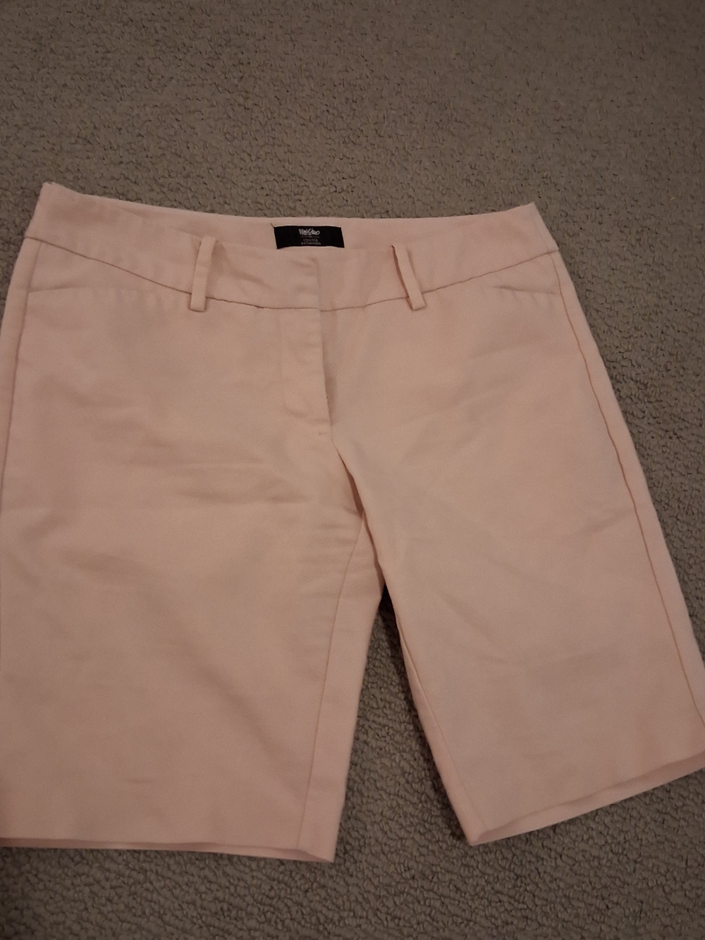 Mossimo Supply Co. Women's Pale Pink Tailored Bermuda Shorts